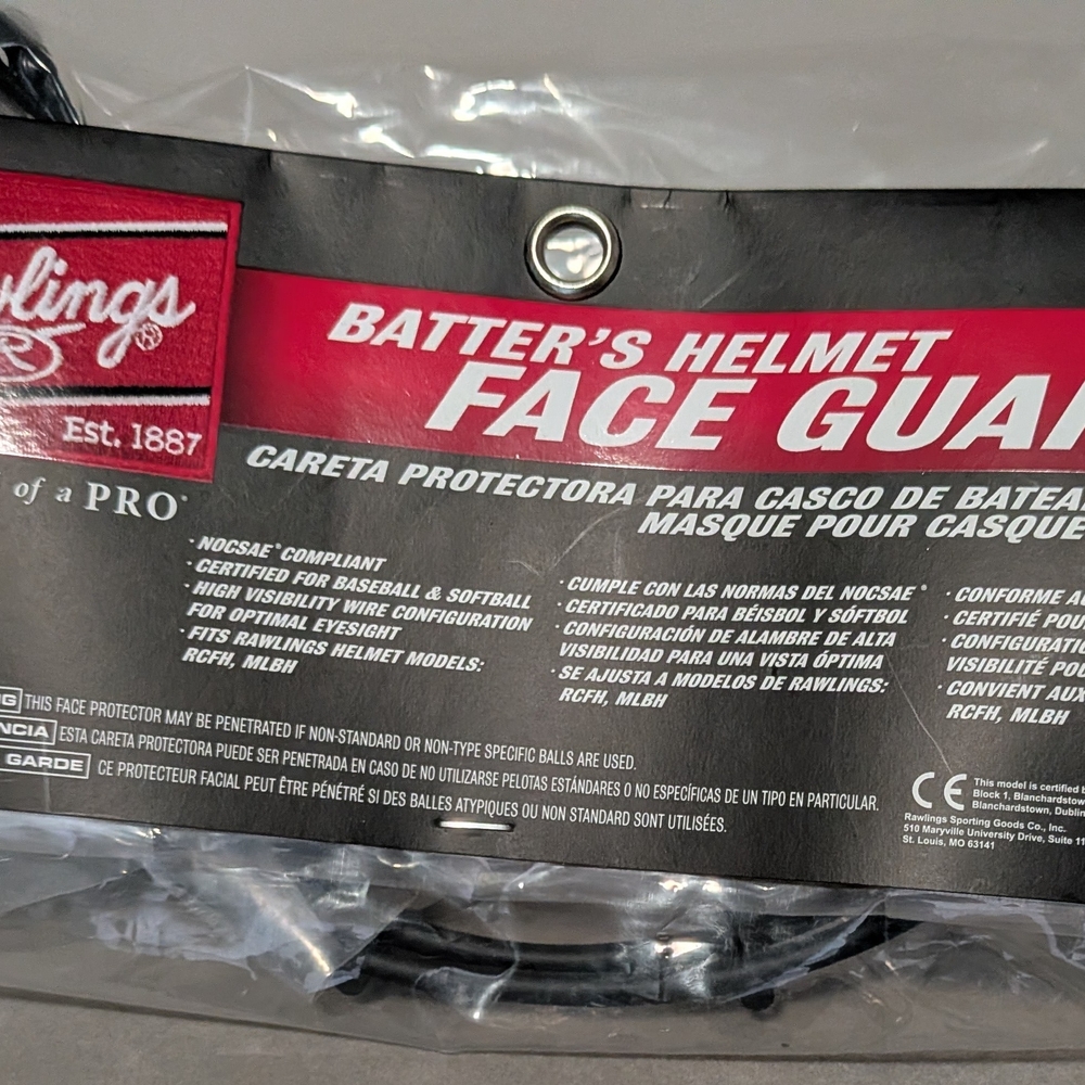 Rawlings Batter's Helmet Face Guard